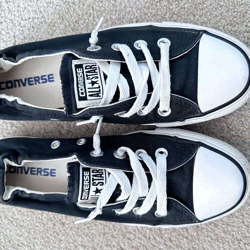 Converse All Star Black Canvas Shoes